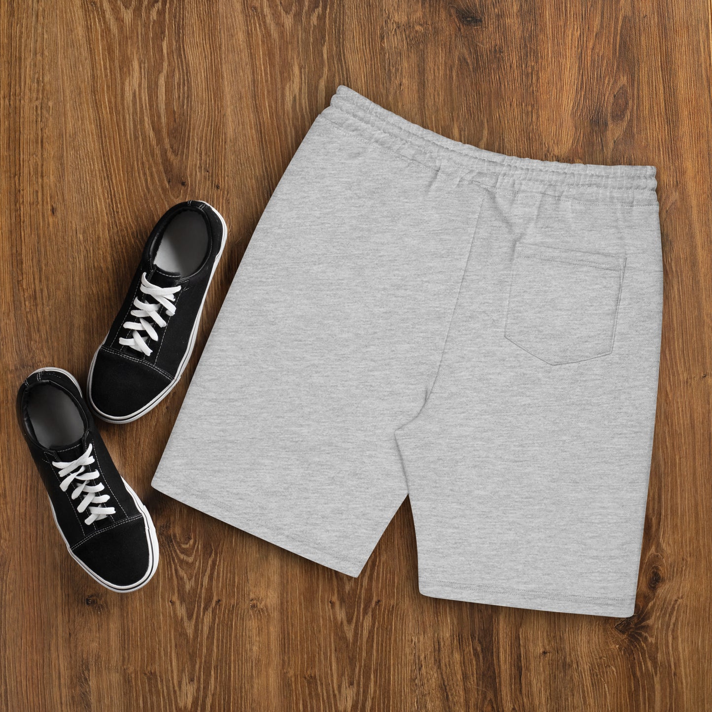 Men's Embroidered fleece shorts