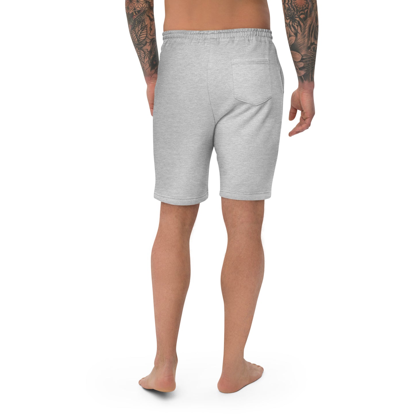 Men's Embroidered fleece shorts