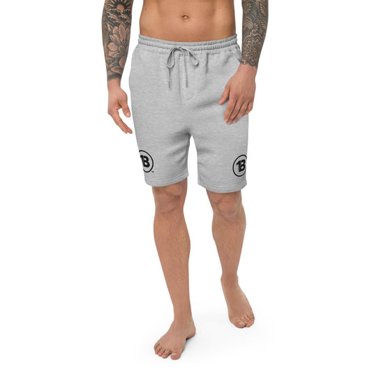 Men's Embroidered fleece shorts