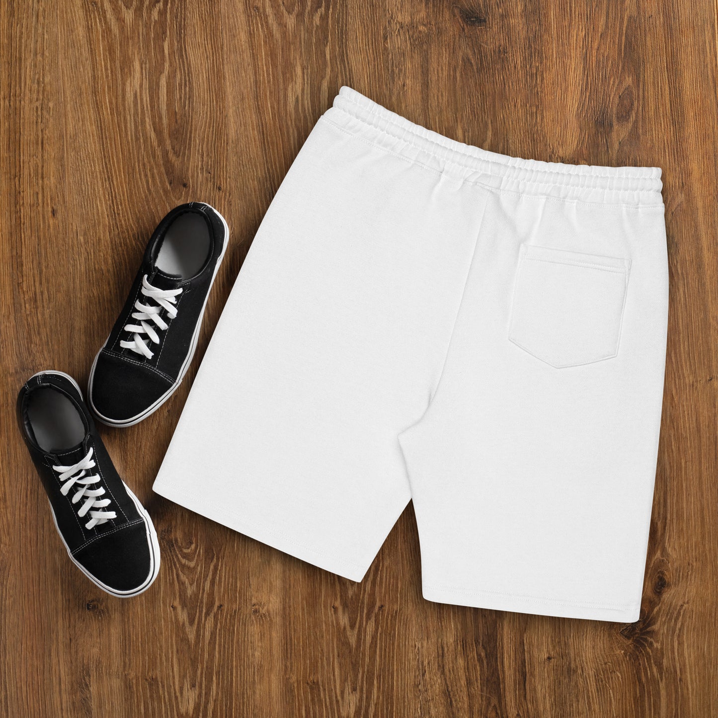 Men's Embroidered fleece shorts