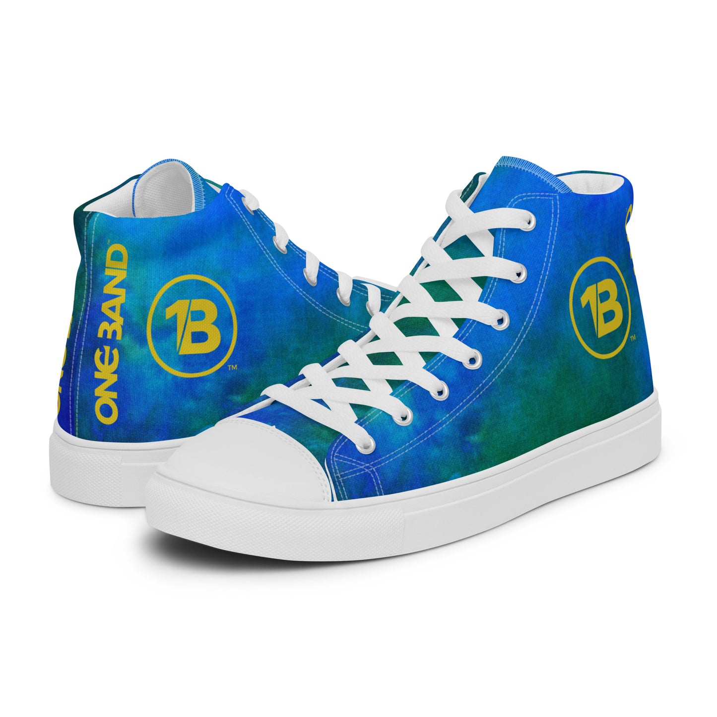 Men’s high top canvas shoes