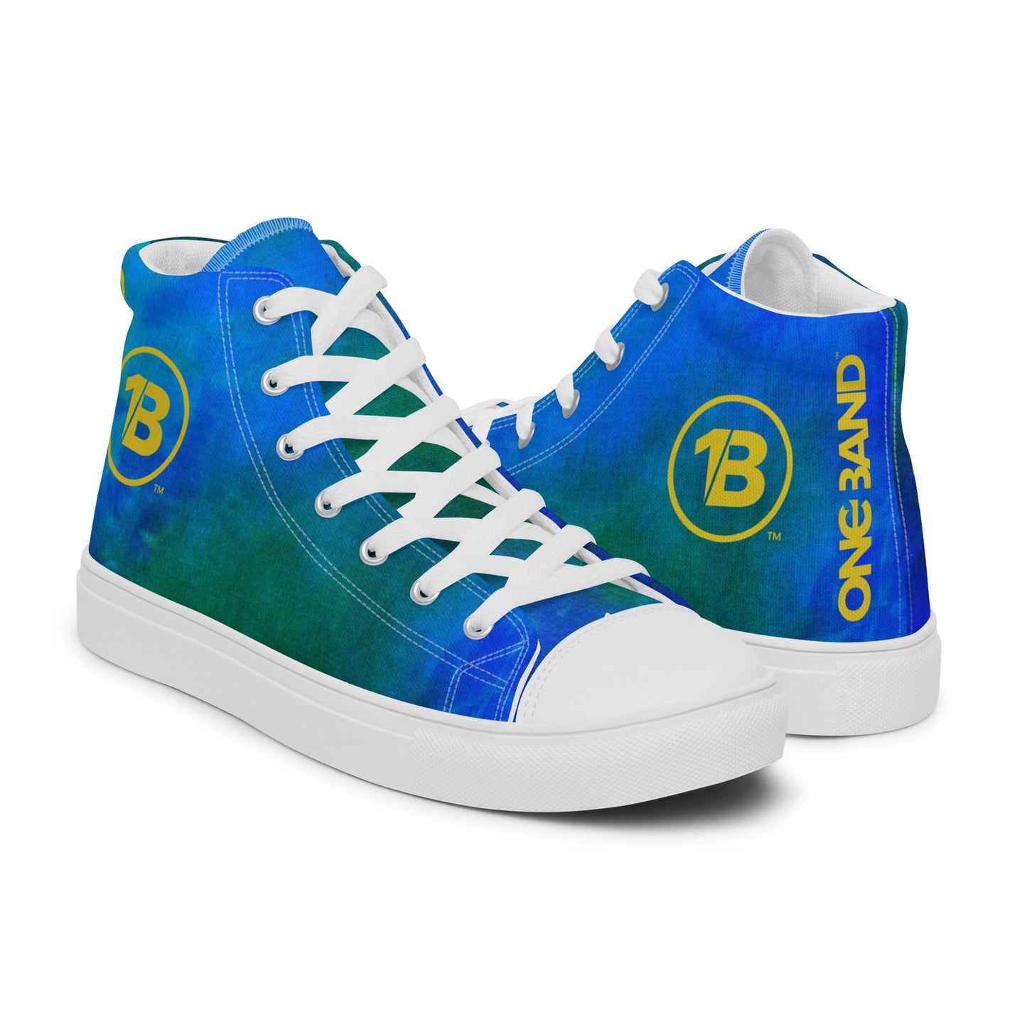 Men’s high top canvas shoes