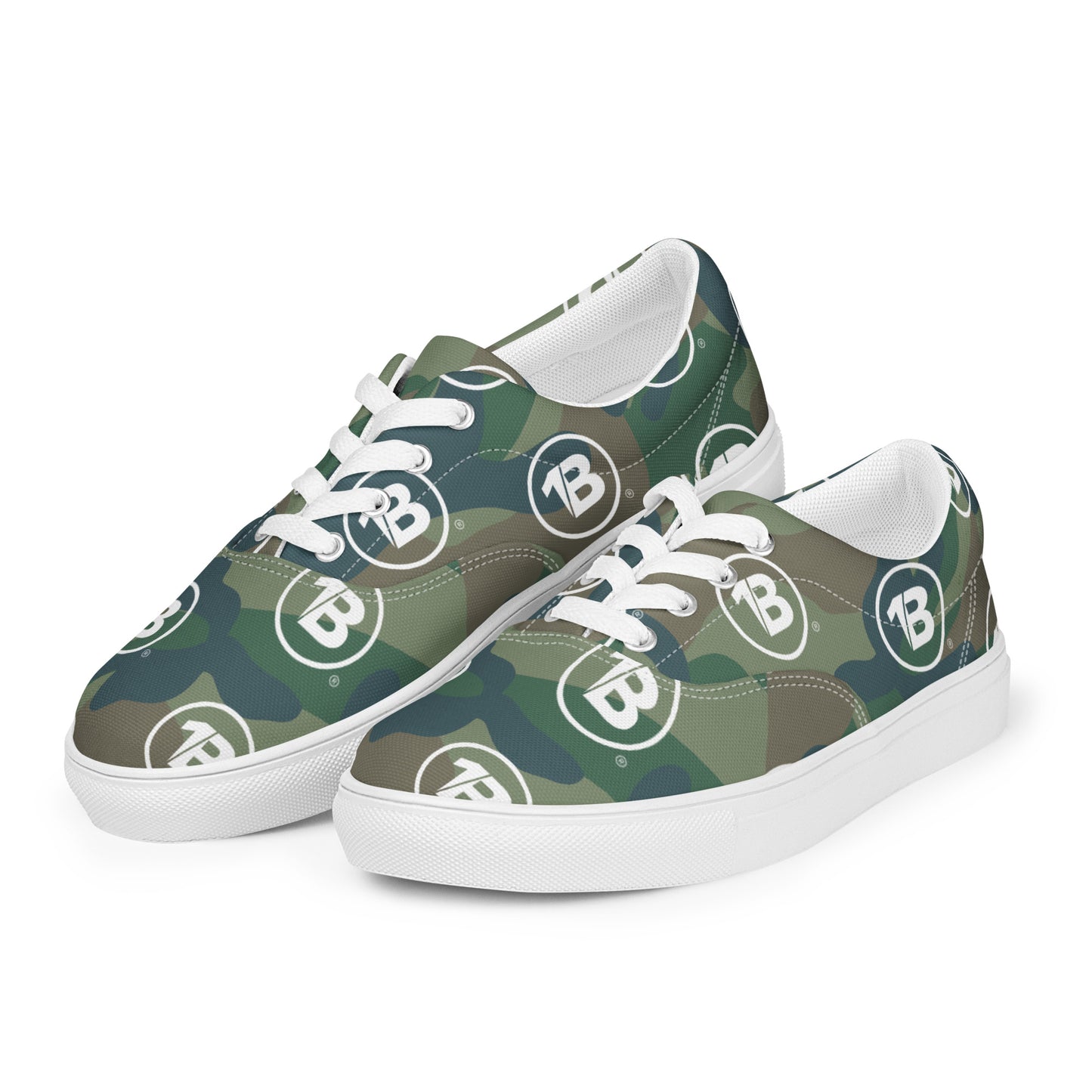 Women’s lace-up canvas shoes