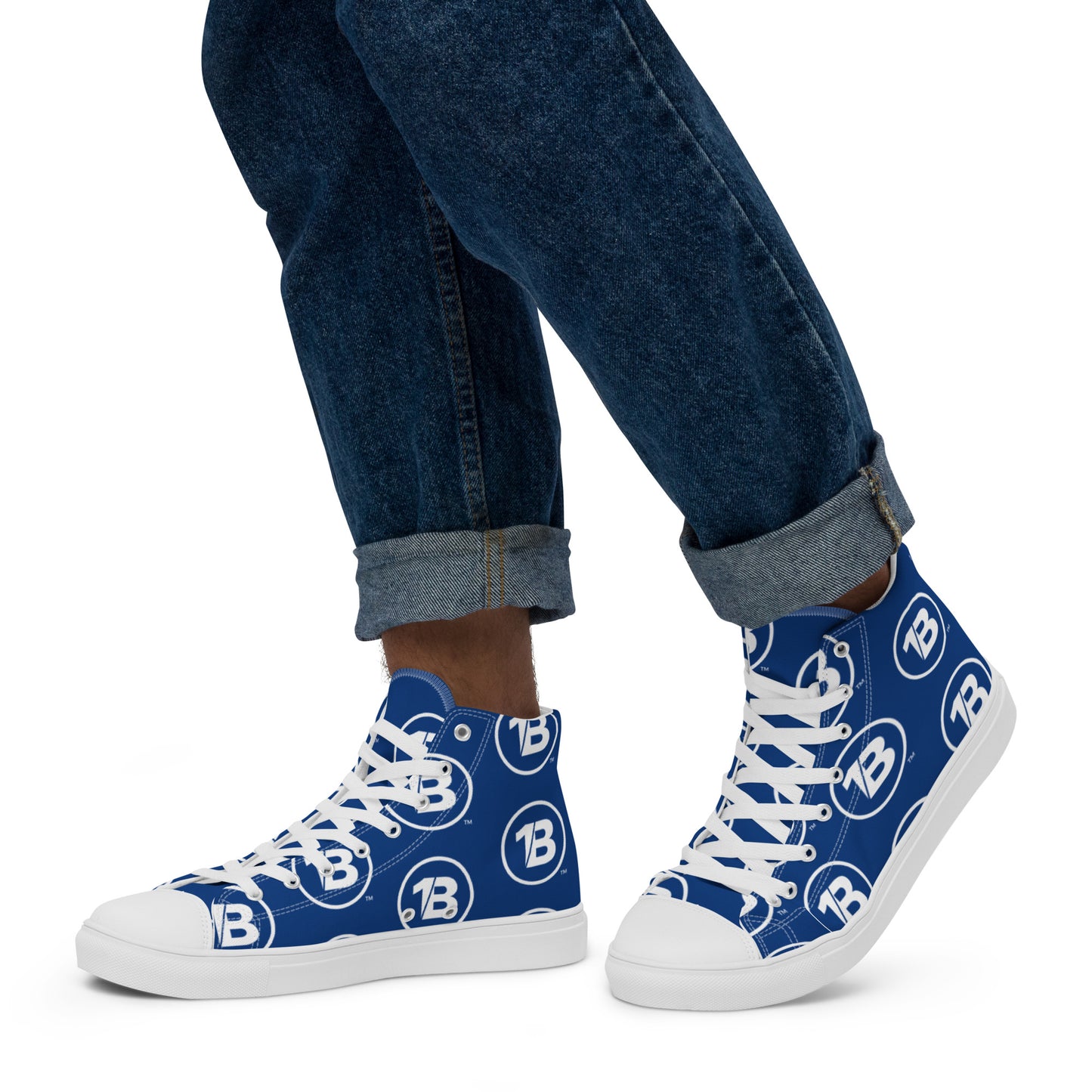 Men’s high top canvas shoes