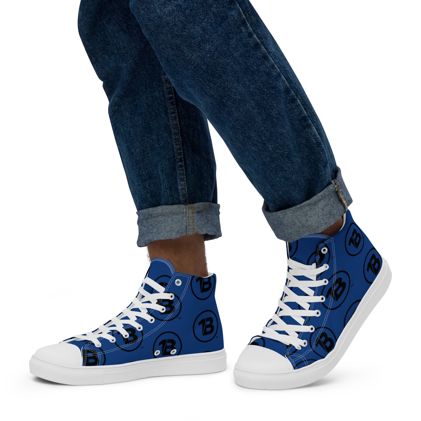 Men’s high top canvas shoes