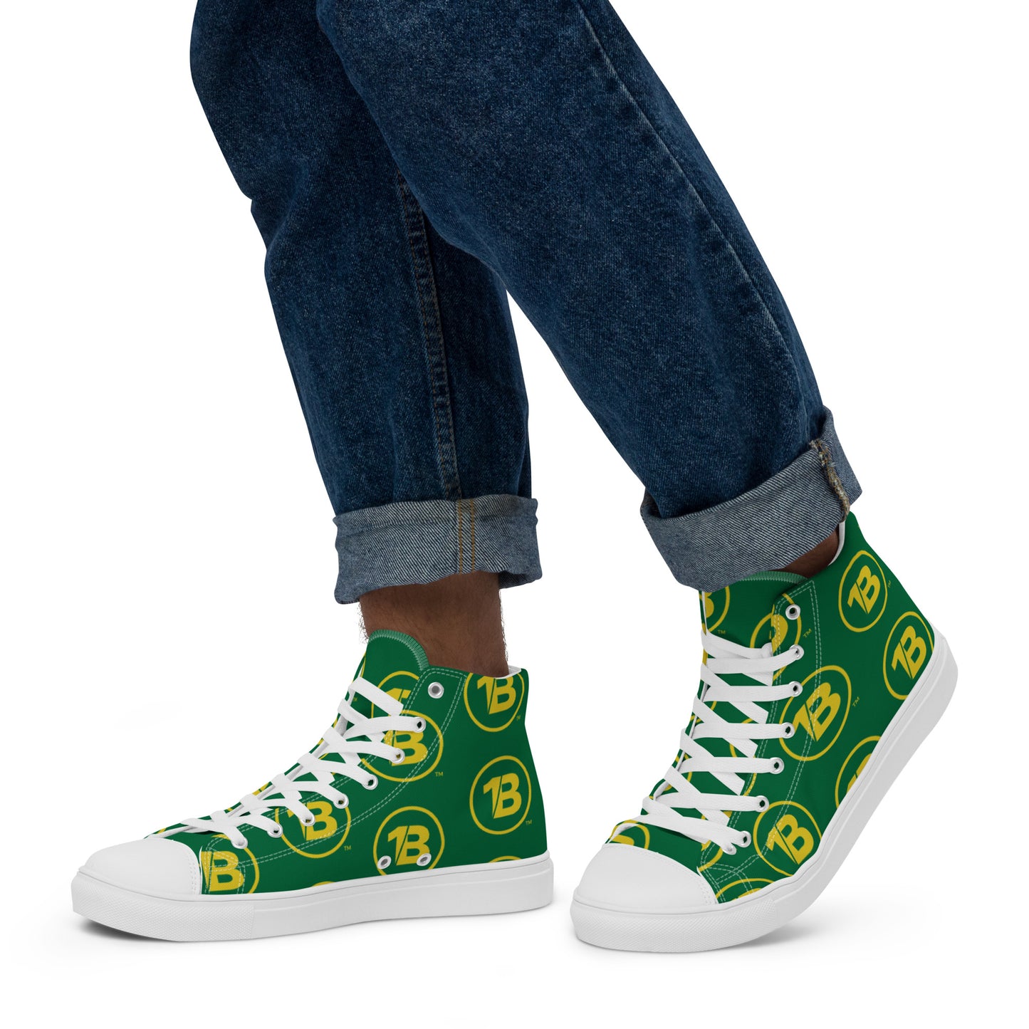 Men’s high top canvas shoes